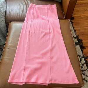 Pink old navy midi skirt